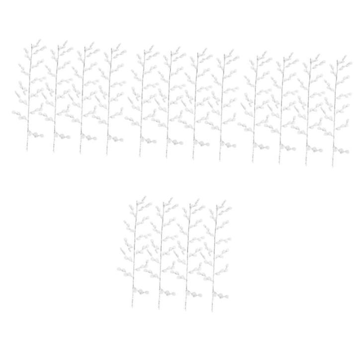 16 Stück Kristallperlen Blumen Acryl Blumenpflanze Hochzeit Party DIY Basteln Blumenzweig Hochzeit DIY Acrylperlen Blumenzweig Blütenknospe Acrylpflanze Künstliche