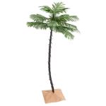 Kunstpalm met 96 leds, decoratieve boom, kunstboom, decoratie voor Kerstmis, feest, bruiloft, tuin, balkon, warmwit, 180 cm