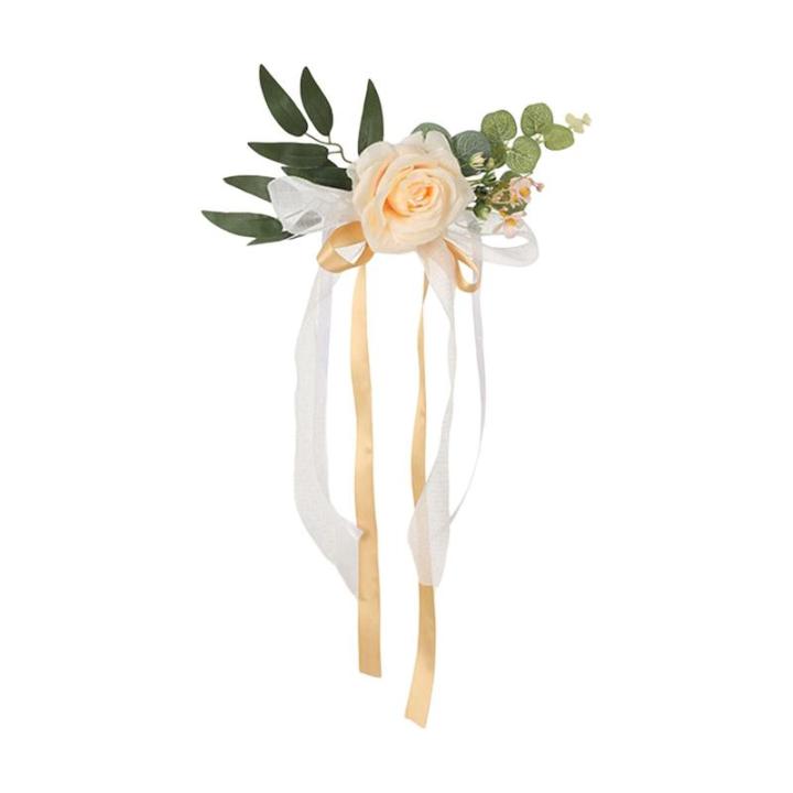 Künstliche Stuhllehne, Blumenarrangement, mehrfarbig, für den Außenbereich, Hochzeit, Stuhl, Dekoration, Hochzeitsdekoration