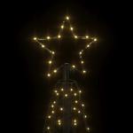 LED kerstboom kerstboom lichtboom kerstdecoratie verlichting buiten verlicht lichtketting outdoor kegelvorm warm wit 200 leds 70x180 cm