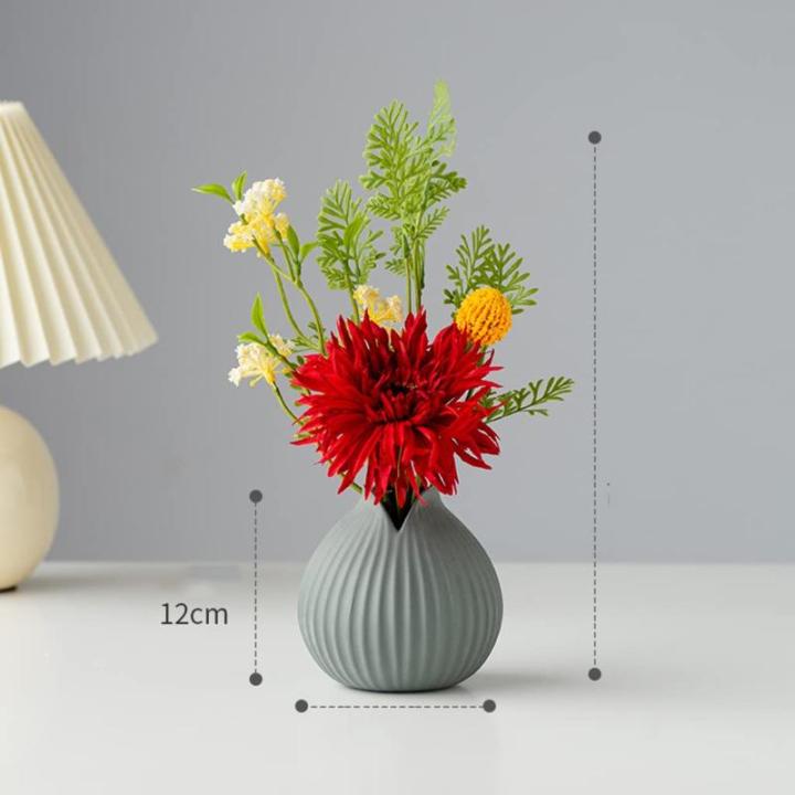 Kunstblumen Künstliche Blumen mit Topf, Kunstpflanzen, künstliche Blumen, künstliche Blumen im Topf – Blumenarrangements für die Hochzeit zu Hause für jeden Anlass
