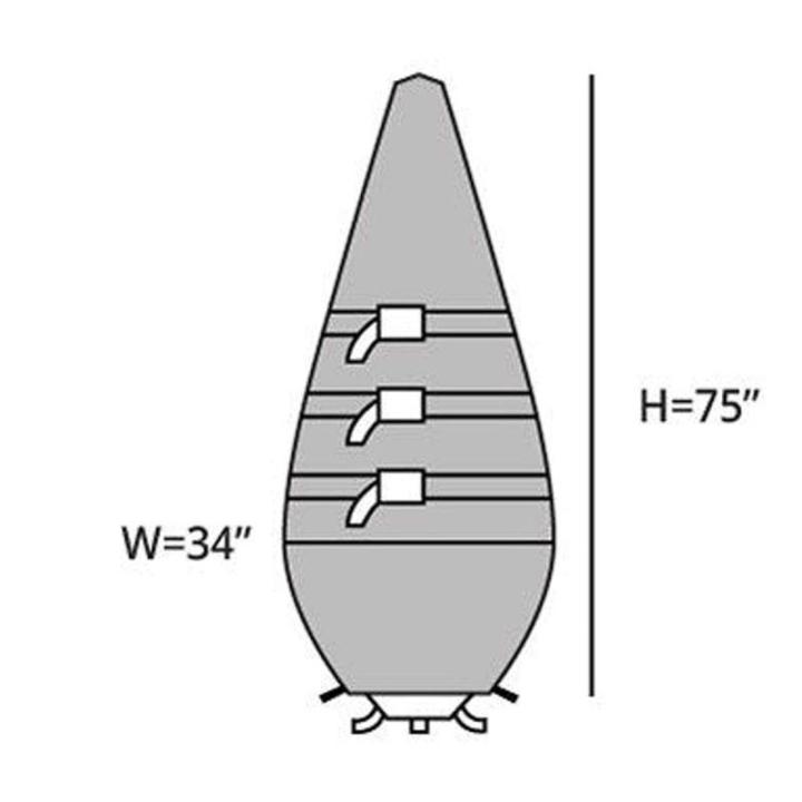 Aufrechte Weihnachtsbaum-Aufbewahrungstasche, Behälter, dekorative Weihnachtsbaum-Abdeckung mit Reißverschluss für den Innenbereich, Weihnachtsbaum, M