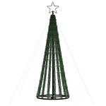 LED Weihnachtsbaum Aussen Kegelform Weihnachtsbaum Metall Groß Kaltweiß 275 LEDs Tannenbaum Lichterbaum Weihnachtsdeko Aussen Weihnachtsbaum Tanne 180 cm