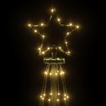 LED Weihnachtsbaum Aussen Kegelform Weihnachtsbaum Metall Warmweiß 310 LEDs Tannenbaum Lichterbaum Weihnachtsdeko Aussen Weihnachtsbaum Tanne Groß 300 cm