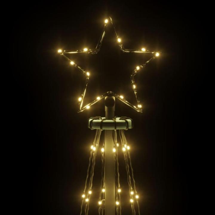 LED Weihnachtsbaum Aussen Kegelform Weihnachtsbaum Metall Warmweiß 310 LEDs Tannenbaum Lichterbaum Weihnachtsdeko Aussen Weihnachtsbaum Tanne Groß 300 cm