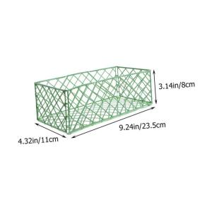60 STK Blumen Schlamm Halter Floristen Blumen- Blumenschaumhalter Blumenbodenrahmen Grün Strauß Blumenkäfig Gefühlt Frischblumenkäfighalter Mini Wasser Klein Dreck Green Plast