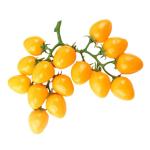 2st Simulierte Kleine Tomaten Künstliche Kirschtomaten-Modell Kunstfruchtdekor Realistisch Simulationsfrucht Zuhause Gefälschte Fruchtstütze Küche Kirschtomaten Prop Yellow Sch