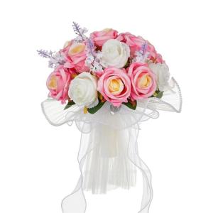 Hochzeitssträuße für Braut und Brautjungfern, künstliche Blumen als Hochzeitsdekoration