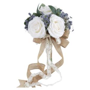 Braut Hochzeit Blume Seide Rosen Hand Bouquet Zubehör Frauen Party Dekoration