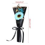 Sternenklare getrocknete Blume Rose Sonnenblume Seife künstliche Mini Bouquet Hochzeitsgeschenk