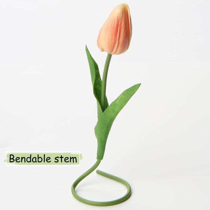 10 stuks kunstbloemen, kunstbloemen, tulp, kunstbloemen, tulp, bloemenboeket, latex, bloemen, zijde, tulp, real-touch, voor thuis, feest, bruiloftsboeket, tuindecoratie