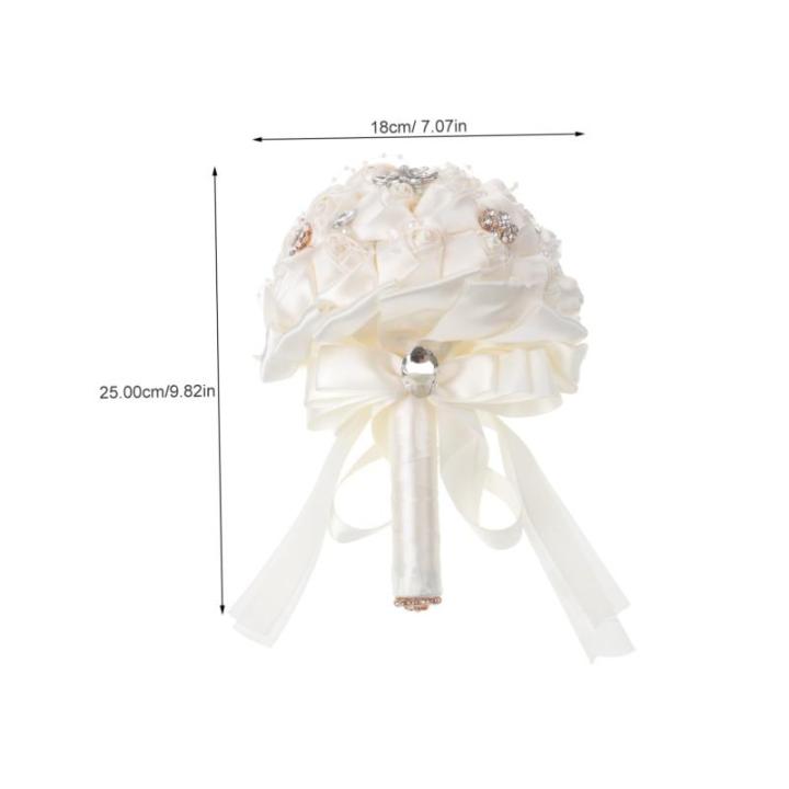 1Stk Braut Brautjungfern Blumensträuße künstlicher Brautstrauß Rosenstrauß hochzeitsdeko hochzeits Dekoration brautkleid Braut Hochzeitsstrauß Braut Rose