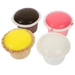 Fake Kuchen künstliche Kuchen Simulation Kuchen Gefälschte Dessert Kuchen Dekoration Dessert Shop Requisiten Faux Cupcake Dessert Modelle Realistisches Essen(C)