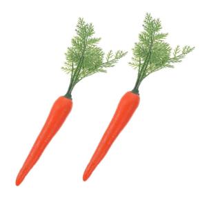 10 STK Plastik gemüse osterdekoration Dekorative Karotten osterdeco Simulation Lebensmittelmodell künstliche lebensechte Dekorationen gefälscht Requisiten schmücken