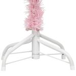 Künstlicher Weihnachtsbaum mit Ständer Christbaum Tannenbaum Kunstbaum Weihnachten Künstlicher Weihnachtsbaum Weihnachtsdeko Rosa 240 cm PVC