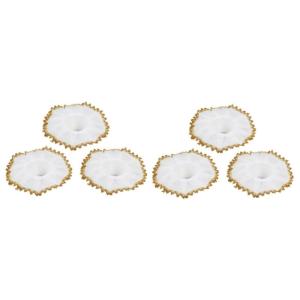 6 STK Strauß Halter Halsband Brautstrauß Spitzenkragen Halter für Brautstrauß hochzeitsdeko Hochzeitsversorgung Halsbandhalter künstlich schmücken Halterung Korsage