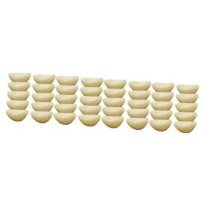 4 Sätze Künstlicher Knoblauch Gefälschte Gemüse-Foto-Requisiten Gemüse-Display-Requisiten Lebensechter Knoblauch Künstliches Gemüsemodell Modell Knoblauchzehen PVC 10 Stück