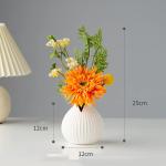 Kunstblumen Künstliche Blumen im Topf – kleine künstliche Pflanzen im Topf, Mini-Kunstpflanzen in Töpfen, Arrangement-Dekorationen für Zuhause für jeden Anlass
