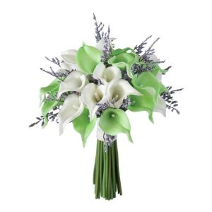 Künstliche Blumen Hochzeit Brautstrauß Braut mit Blumen Blumenarrangements für Zuhause Jahrestag Hochzeit Party Dekorationen