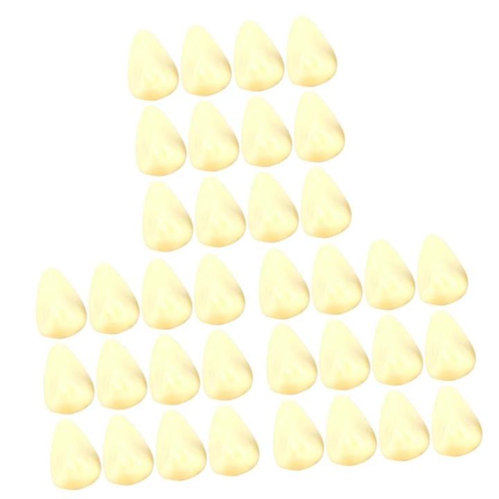 3 Sätze 3 Sets Künstlicher Knoblauch Küchendekoration Gemüse Display Requisiten Knoblauchflocken Dekor Gefälschtes Gemüsemodell Gefälschtes Gemüse Simuliertes 12 Stück * 3