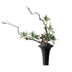 Künstlicher Bonsai-Baum Chinesische künstliche Pflanze, Simulation, Bonsai-Pflanze, Zen-Grün, Blumenarrangement, künstliche Pflanzen mit Vase for den Innen- und Außenbereich, 