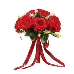 Hochzeitsstrauß Seidenrose Braut Brautjungfern Handstrauß Combo Hochzeitsblume