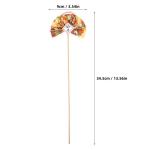 2St Blumenstab Blumenarrangement spaß guci geschke verkleidung Cupcake-Kuchen-Picks Sushi-Arrangement-Sticks Blumenornamente dekorative Blumenpflücker DIY-Deko- Plastik Golden
