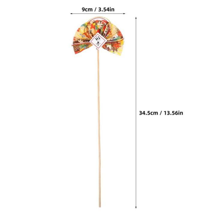 2St Blumenstab Blumenarrangement spaß guci geschke verkleidung Cupcake-Kuchen-Picks Sushi-Arrangement-Sticks Blumenornamente dekorative Blumenpflücker DIY-Deko- Plastik Golden