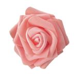 50 x schuimkoppen, bloemhoofden, kunstbloemen, bruidsboeket, huisdecoratie, rozen - champagne