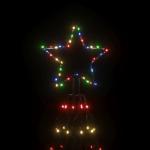 LED kerstboom kerstboom lichtboom kerstdecoratie verlichting buiten verlicht lichtketting outdoor kegelvorm meerkleurig 1400 leds 160x500 cm