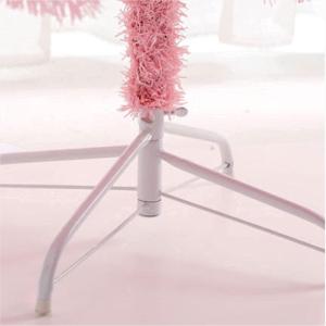 Weihnachtsbaum Weihnachtsbaum Weihnachtsbaum weihnachtskiefer rosa künstlicher Bleistift Faltbarer metallständer für den innen- und außenbereich für saisonale feiertagsdekorat