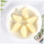 3 Sätze 3 Sets Künstlicher Knoblauch Küchendekoration Gemüse Display Requisiten Knoblauchflocken Dekor Gefälschtes Gemüsemodell Gefälschtes Gemüse Simuliertes 12 Stück * 3