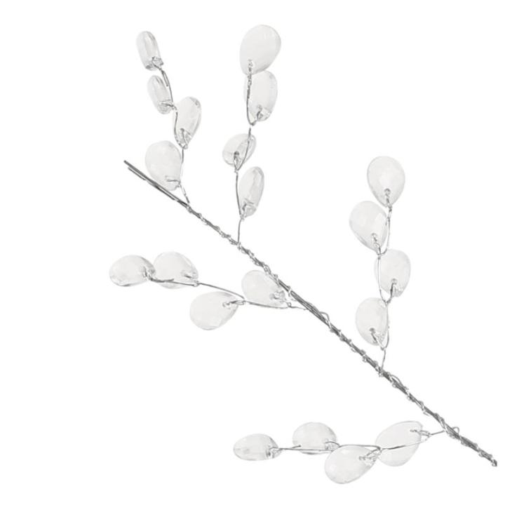 8 Stück Acryl Künstliche Blumenhandwerk Perlen Acryl Zweig Blütenknospen Zweig Hochzeit Party Heimdekoration Künstliche Ranke