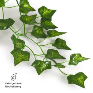 7 kunstmatige plantenhangers klimop lengte 210 cm klimop klimop klimop lichten geschikt voor binnen en buiten, bruiloftsdecoratie