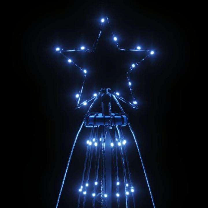 LED kerstboom met haringen blauw 1134 LEDs 800 cm