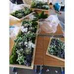 Kunstmatige Sappige Bloemen Planten Boeket Decor Houten Fotolijst Opknoping Planter Sappige Nep Plant Bloem Diverse Picks Muur Versier (E1)