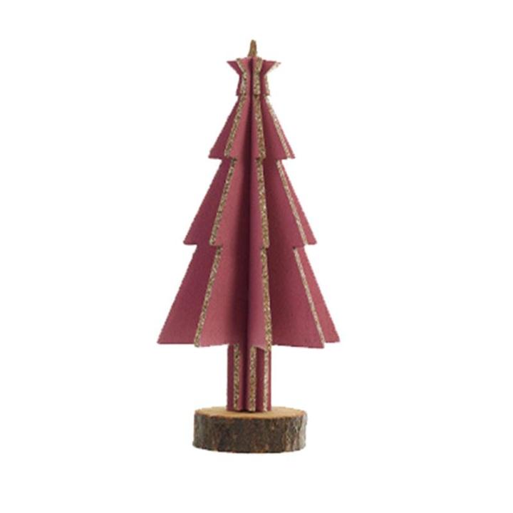 Hölzerne Weihnachtsbaum Dekoration,Mini Desktop Dekoration,Familie Tisch Kamin Dekoration,Hölzerne Weihnachtsbaum Tischplatte Weihnachtsdekorationen für Weihnachten Party Tisch 