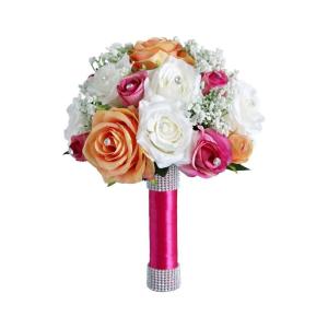 Hochzeit Romantischer Blumenstrauß Künstliche Seidenblumen Fotografie Requisiten