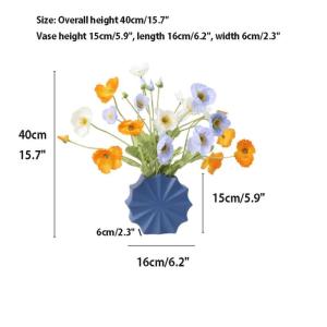 Kunstblumen Kleine künstliche Pflanzen, künstliche Pflanzen für Heimdekoration – Bonsai-Pflanzen, Blumenarrangements für Zuhause, Hochzeit, Party, Büro für jeden Anlass