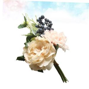 Blumendekor künstliche blüten Artificial dekoring partyspieße Berry Decoration künstliche Dekorationen für Zuhause Schmücken Zuhause+Dekor Tuch simulierte Dahlie