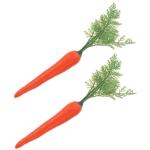 10 STK Plastik gemüse osterdekoration Dekorative Karotten osterdeco Simulation Lebensmittelmodell künstliche lebensechte Dekorationen gefälscht Requisiten schmücken