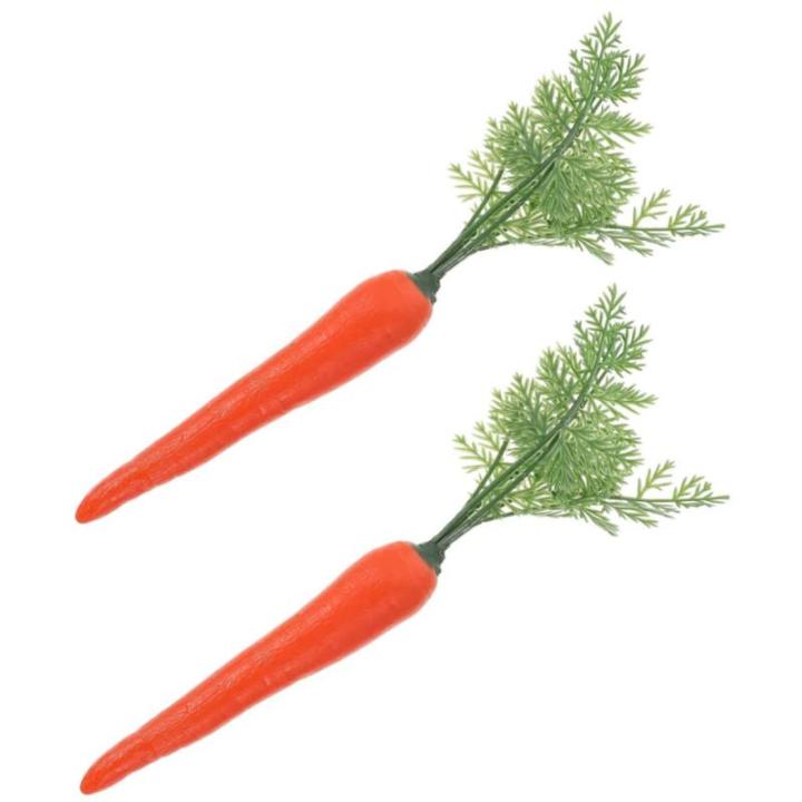 10 STK Plastik gemüse osterdekoration Dekorative Karotten osterdeco Simulation Lebensmittelmodell künstliche lebensechte Dekorationen gefälscht Requisiten schmücken