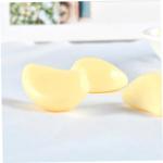 5 Sätze 5 Sets Künstlicher Knoblauch Gefälschtes Gemüse Gemüse Display Requisiten Küchendekoration Knoblauchflocken Modell Simulation Knoblauchflocken Dekor 12 Stück * 5