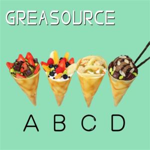 Simulation Crepes Modell Hand Dessert Fake Food Obst Japan Requisiten Rolle Pfannkuchen Restaurant Fenster Display-E