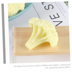 Blumenkohl Modell Lebensechte Brokkoli Verzierung Künstliche Brokkoli Dekore Lebensechte Gemüse Gefälschte Brokkoli Scheibe Zur Dekoration Falsches Gemüse Lebensechte