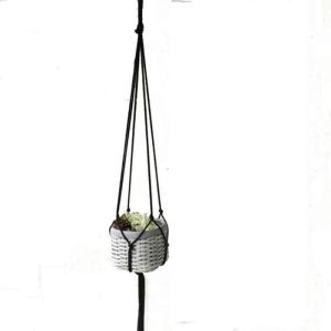 Handgemaakte Macramé Bedrijfshanger Bloem / Pot Hanger Pot Vak voor Wanddecoratie Count/Tuin Pothouder voor Planten (Kleur: DTC1001)