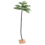 Künstliche Palme mit 192 LEDs Dekobaum Kunstbaum Deko für Weihnachten, Party, Hochzeit, Garten, Balkon Warmweiß 300 cm