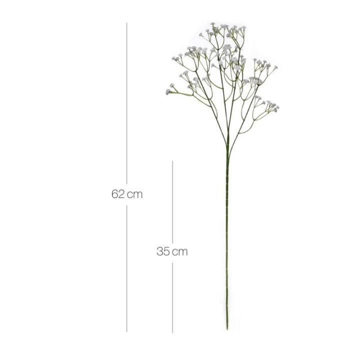 Gypsophila , 7 stuks, wit, Gypsophila, , kunstplanten, doe-het-zelf voor bruiloft, bruidsboeket, bloemstuk, hotel, woonkamer, feestdecoratie