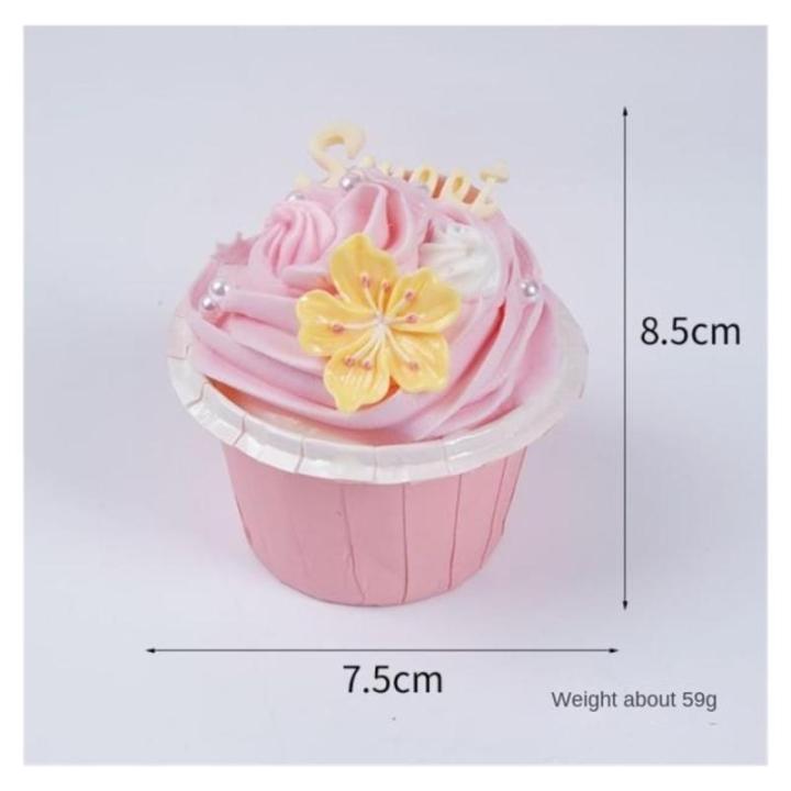 Fake Kuchen künstliche Kuchen Simulation Kuchen Simulation Lebensmittel Modell Gefälschte Kuchen Modell Dessert Modell Für Display Bäckerei Realistisches Essen(B)