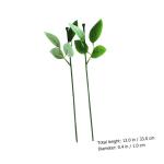 280 STK Rosenstiel künstliche blüten Artificial Rosenblumenstiel Bouquet Fake Fake grünes Blatt künstliche Rosen Material für künstliche Blumen handgemachtes Material Draht.